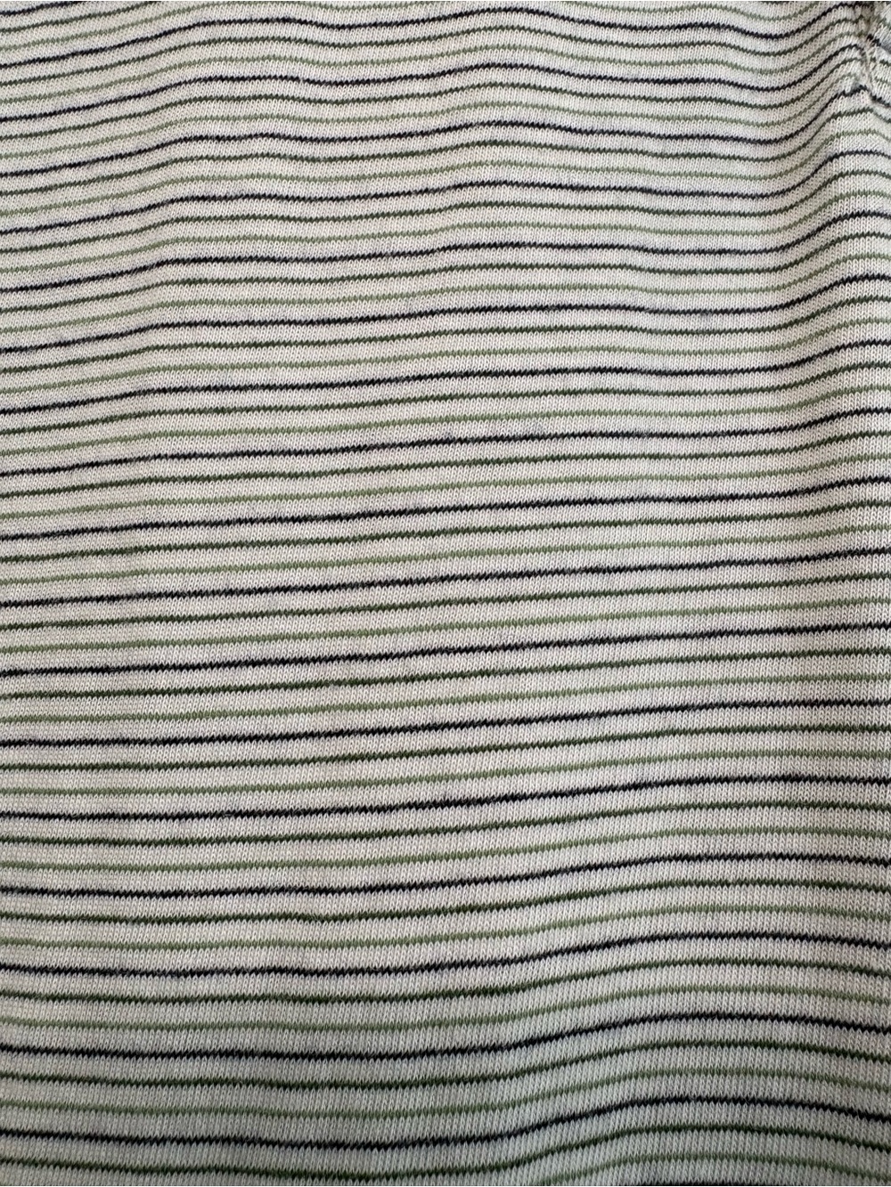 Jos. A. Bank Tailored Fit Green and Navy Striped Cotton Men’s Polo Shirt Sz XL - Picture 3 of 5